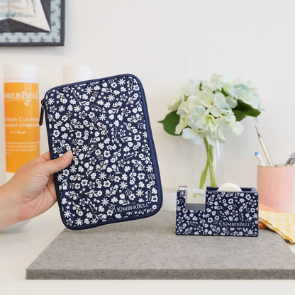 Kimberbell Navy Floral USB Holder