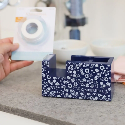 Kimberbell Navy Floral Tape Dispenser