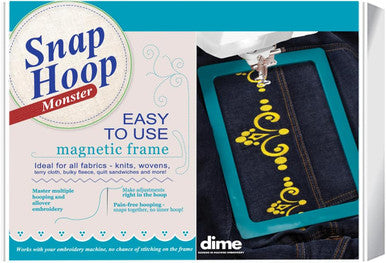 Dime Magnetic hoops for Brother and Babylock Machines.