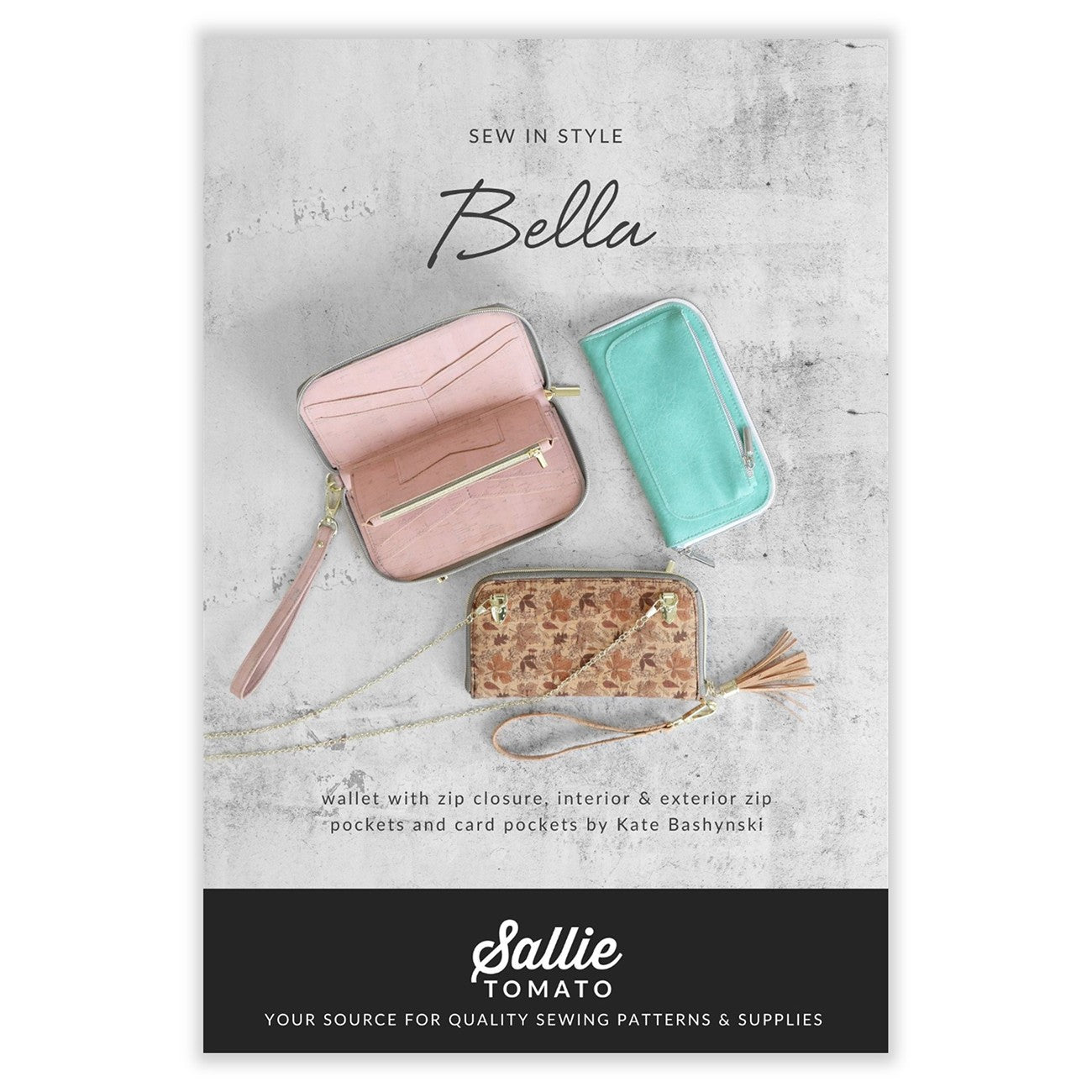 Bella Wallet Pattern + Hardware Kit – Leabu Sewing Center