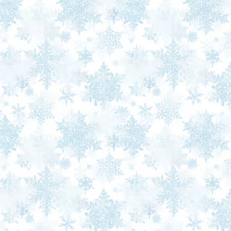 Layered Snowflake Christmas Fabric by P & B Textiles
