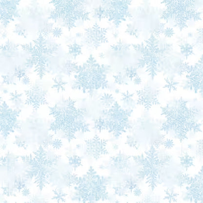 Layered Snowflake Christmas Fabric by P & B Textiles