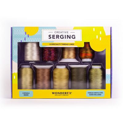Creative Serging Novelty Pack-Earth Tones