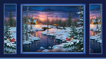 Nature's Noel Holy Night Panel
