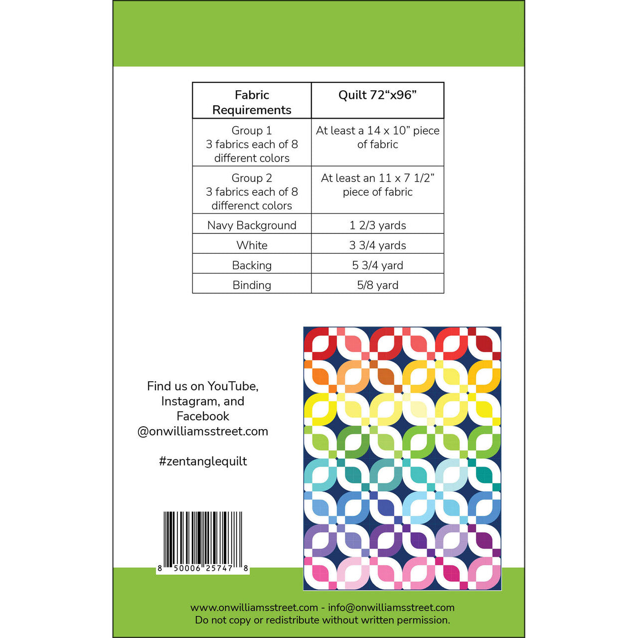 Zentangle Quilt Pattern