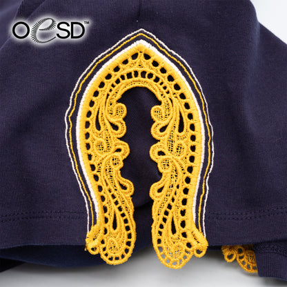 Split Seam Lace Design