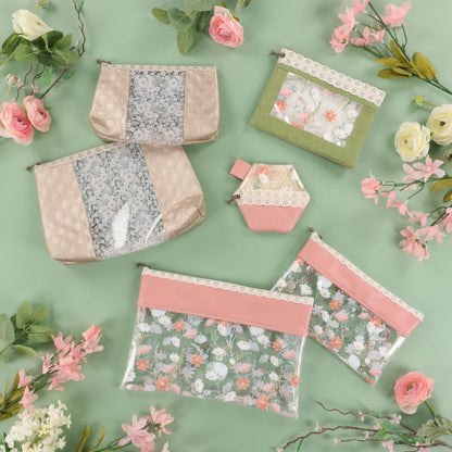 Peek-A-Bloom  Zipper Pouches