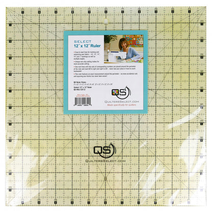 Quilters Select Non-Slip Rulers, Various sizes