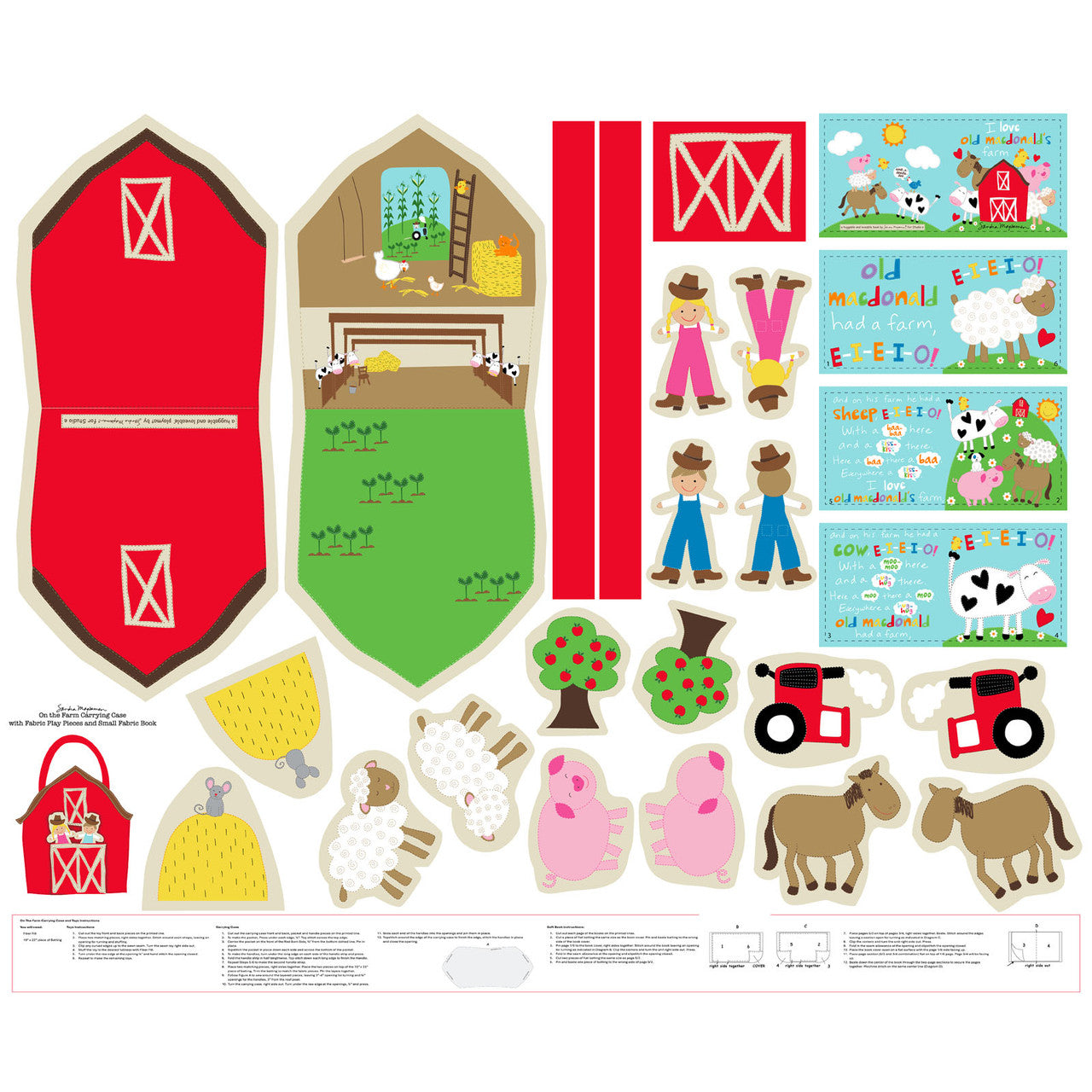 On the Farm Carrying Case and Soft Book Panel