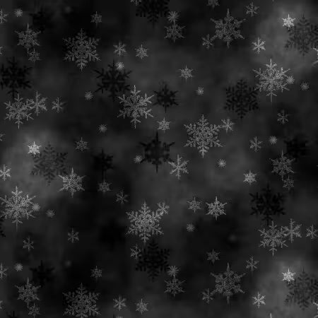 Layered Snowflake Christmas Fabric by P & B Textiles