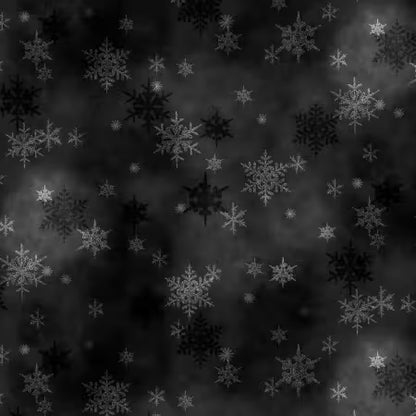 Layered Snowflake Christmas Fabric by P & B Textiles