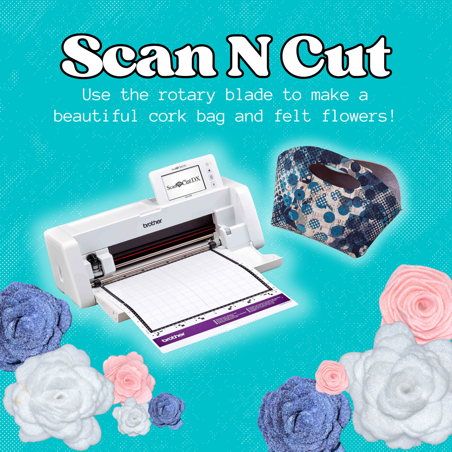 ScanNCut Class - How to use the Rotary Blade!