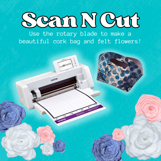 ScanNCut Class - How to use the Rotary Blade!