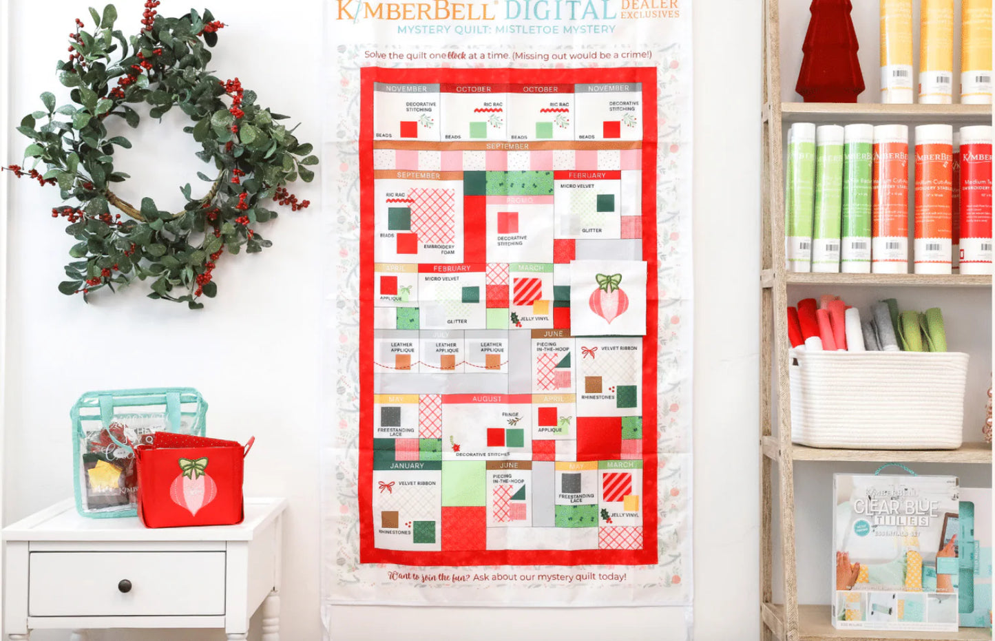 Mystery Mistletoe Quilt - Kimberbell DDE 2026