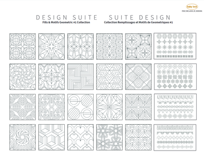 BabyLock Design Suite Collections and Decorative Fills & Motifs