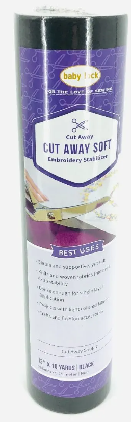 BabyLock Cut Away Soft, 12", 15", 20"