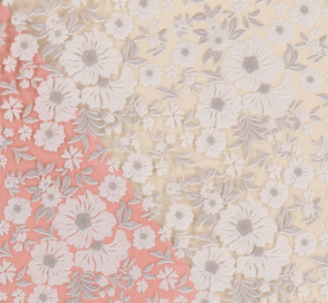 White Petal Embroidery Vinyl