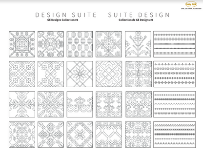 BabyLock Design Suite Collections and Decorative Fills & Motifs