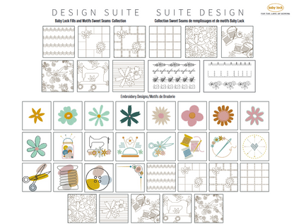 BabyLock Design Suite Collections and Decorative Fills & Motifs