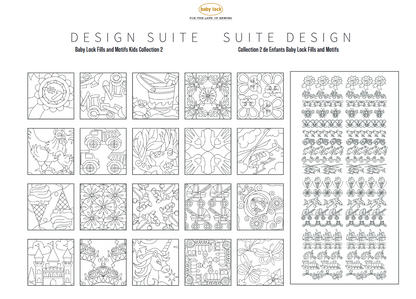 BabyLock Design Suite Collections and Decorative Fills & Motifs