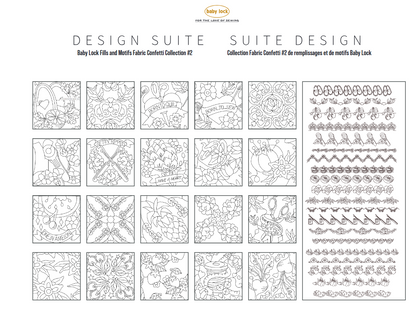 BabyLock Design Suite Collections and Decorative Fills & Motifs