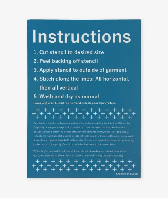 Wash-away Stencil - Artisan Set