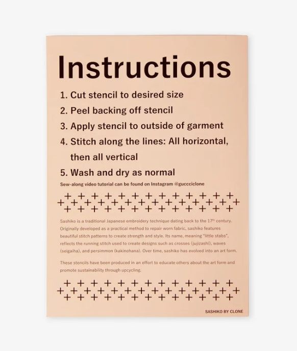 Wash-away Stencil - Basics Set
