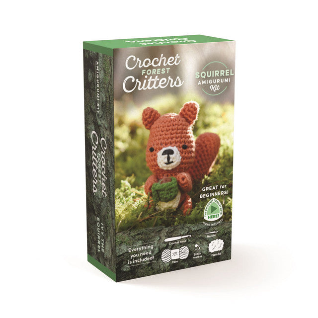 Forest Animals Crochet Amigurumi Kits- Squirrel