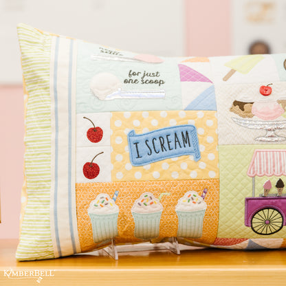 Kimberbell’s Two Scoops Bench Pillow