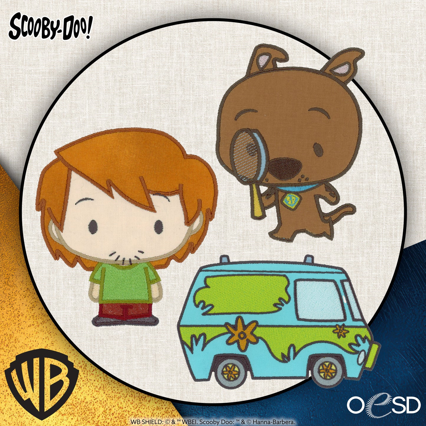 Scooby Doo Chibi Appliques