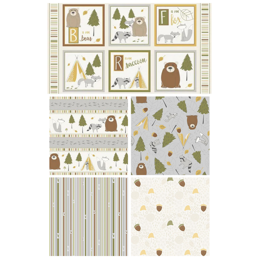 Into the Woodlands Panel & Fabric Bundle