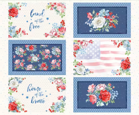 Multi Color Americana Placemat Panel