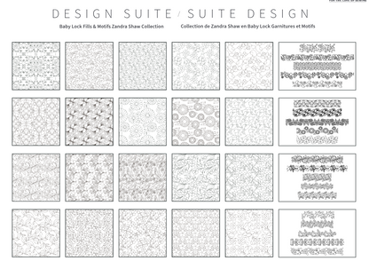 BabyLock Design Suite Collections and Decorative Fills & Motifs