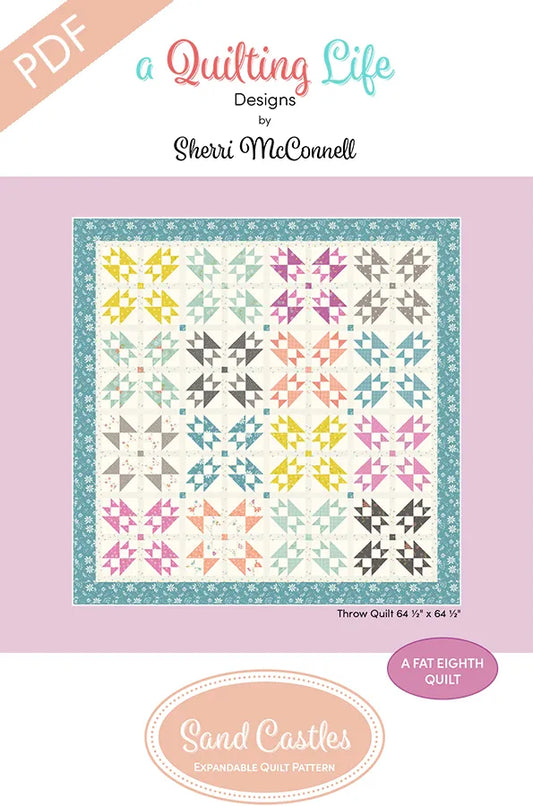 Sand Castles Expandable Quilt Pattern by Sherri McConnell