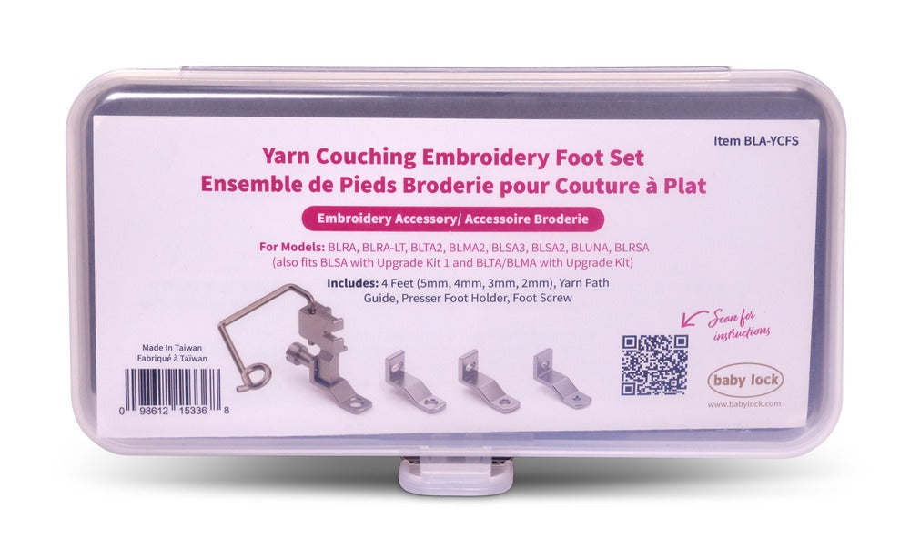 Yarn Couching Embroidery Foot Set