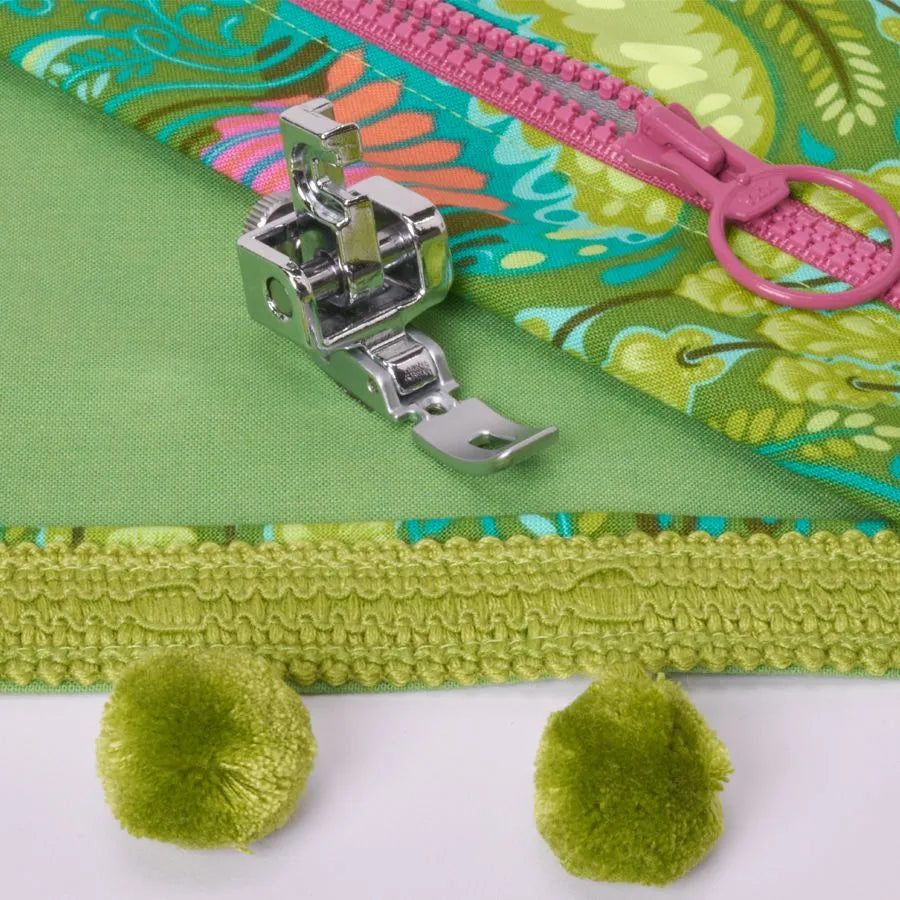 Baby Lock Adjustable Zipper and Piping Foot *NEW* arriving soon!