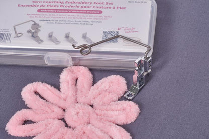 Yarn Couching Embroidery Foot Set