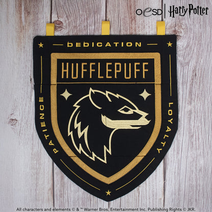 Hufflepuff Tiled House Banner Design