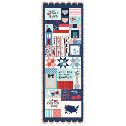 Kimberbell Star-Spangled Beauty Ladder Quilt