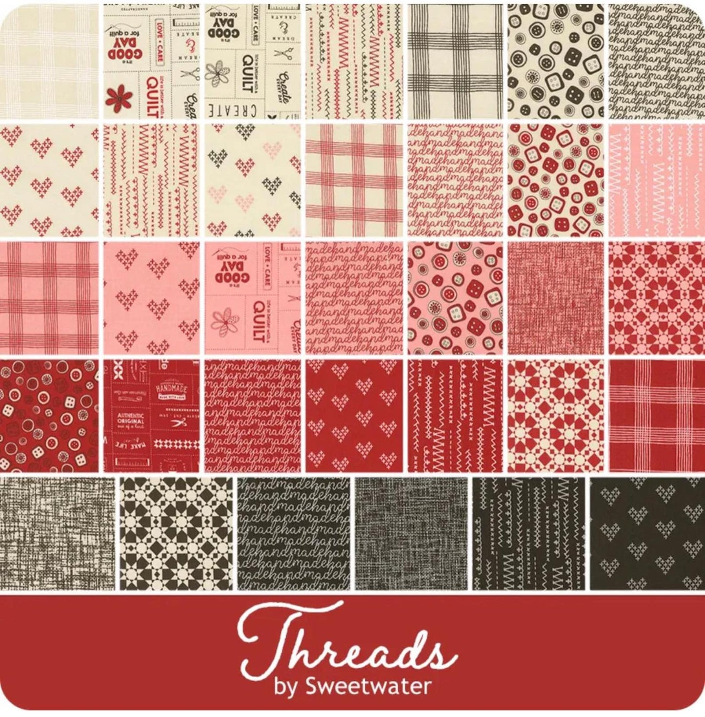 Threads 34 Fat Quarter Bundle