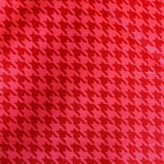 Red on Red Houndstooth # 8206-R2