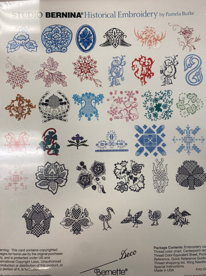 Studio Bernina- Embroidery Cards