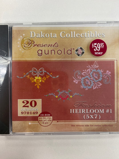 Dakota Collections- CD Embroidery Designs