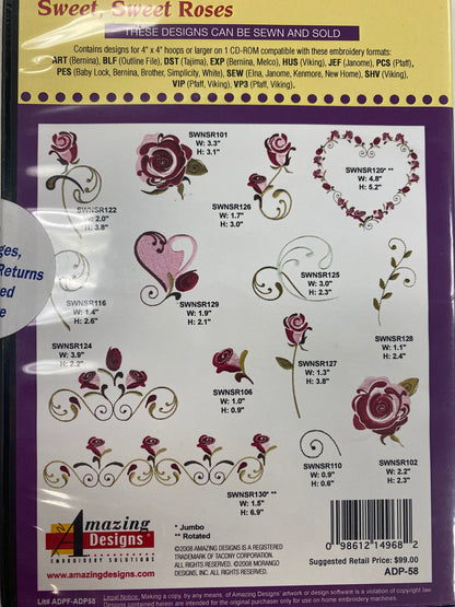 Amazing Designs - CD Embroidery Designs