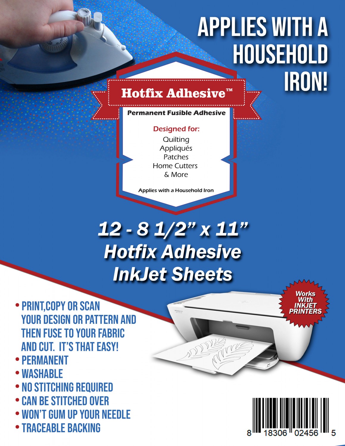 Hotfix Adhesive Inkjet Sheets