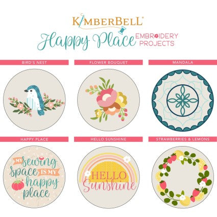 Kimberbell Happy Place Embroidery Designs