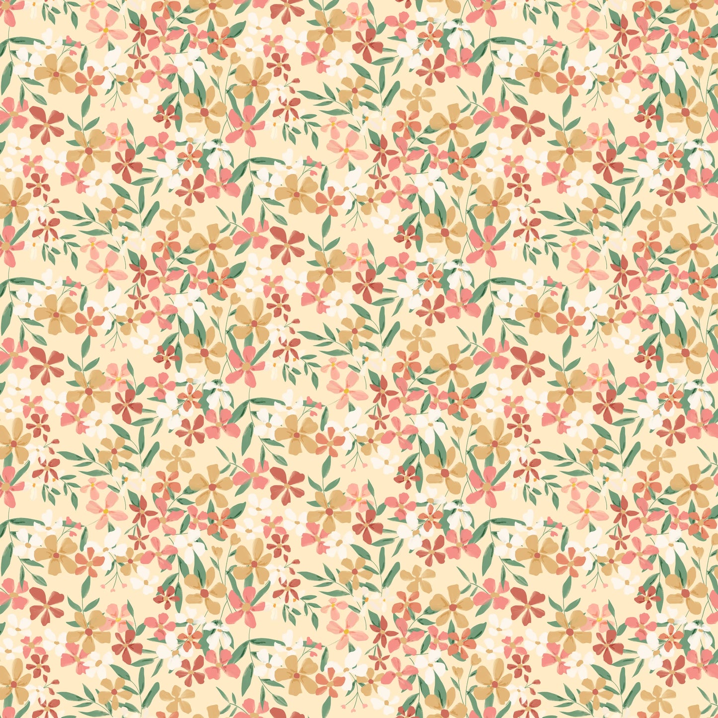 Painted Blossoms Collection From Poppie Cotton