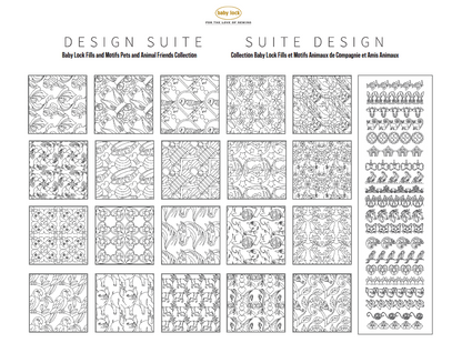 BabyLock Design Suite Collections and Decorative Fills & Motifs