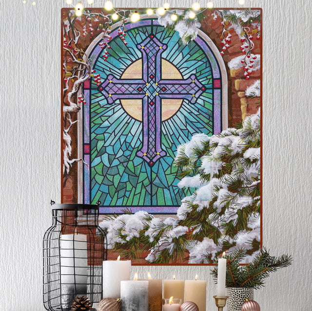 Christmas Church Window by Dona Gelsinger 80357 - Preorder Due October 2023