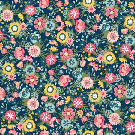 Kimberbell Vintage Flora Fabric yardage